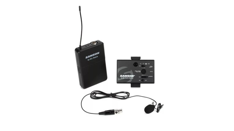wireless lavaliere microphone with transmitter for corporate events and av rentals